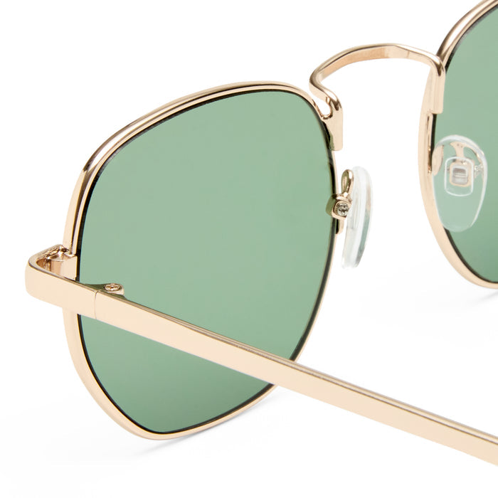 Sagitta Gold Uni-Sex Square Sunglasses | Aire