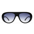 Satellite Black Uni-Sex Aviator Sunglasses | Aire
