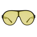 Scandalous Black Uni-Sex Aviator Sunglasses | Aire