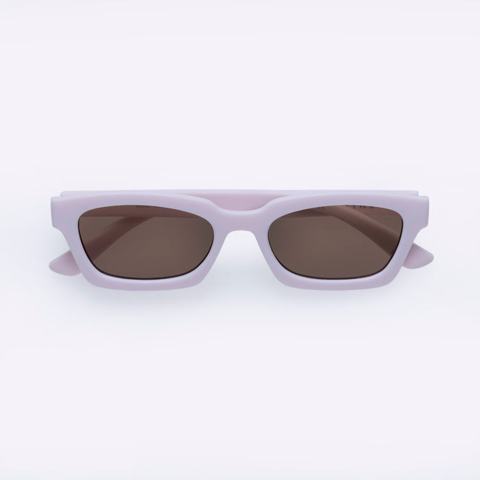 Sculptor Matte Musk Uni-Sex Rectangle Sunglasses | Aire