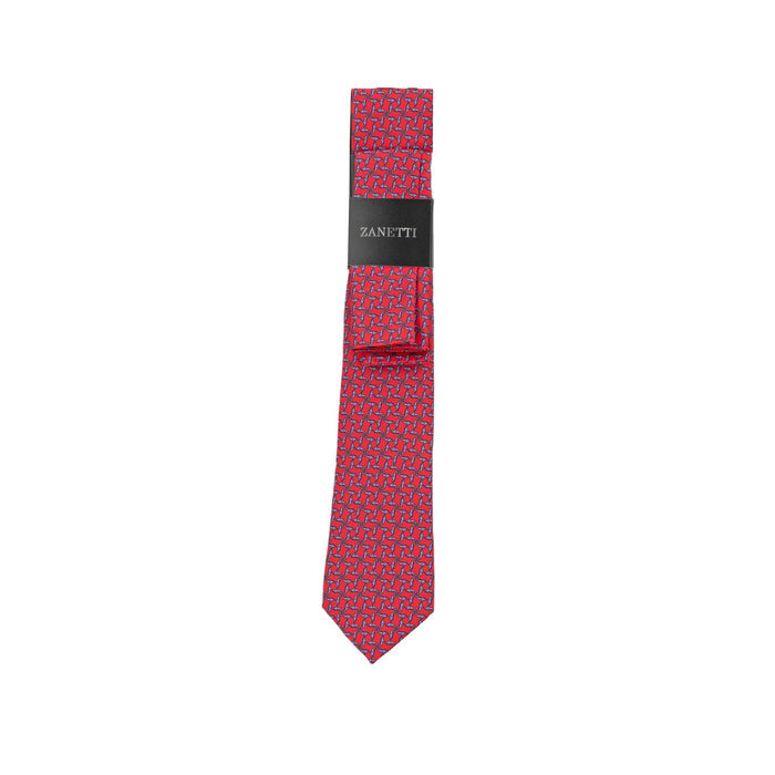Corbata y Pañuelo Zanetti Set Estampada P/ Caballeros by Zanetti