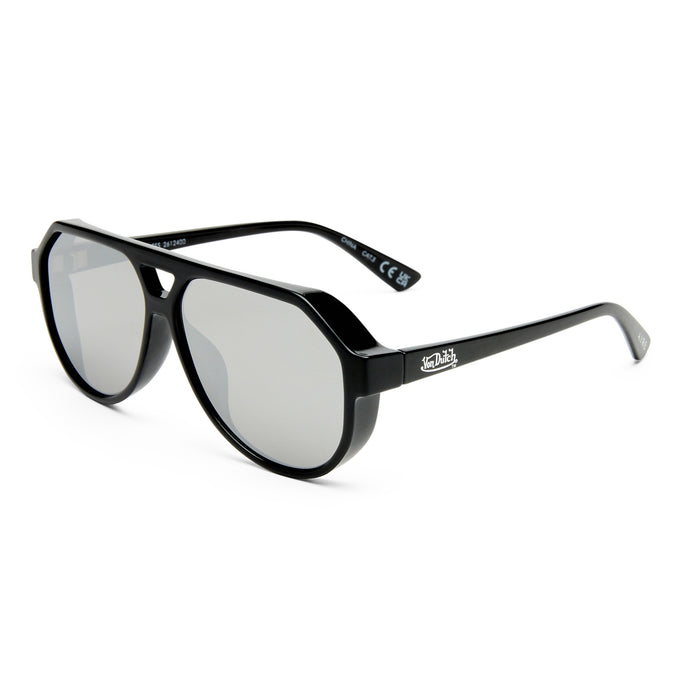 Shameless Black Uni-Sex Aviator Sunglasses | Aire