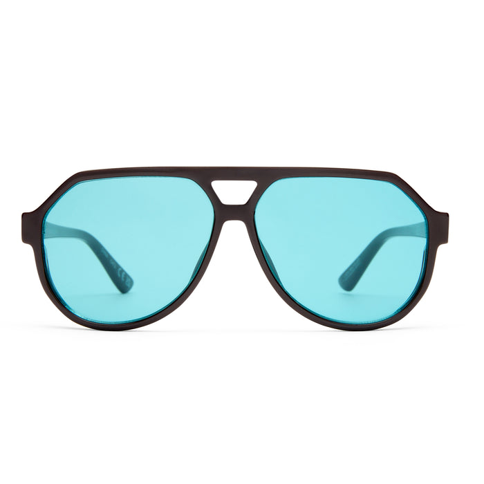 Shameless Chocolate Uni-Sex Aviator Sunglasses | Aire