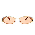 Sirius Gold Rich Amber Tort Female Rectangle Sunglasses | Aire