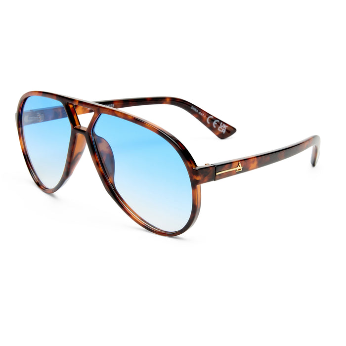 Skyveil Amber Tort Uni-Sex Aviator Sunglasses | Aire
