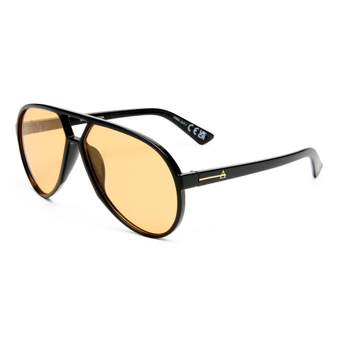 Skyveil Black Uni-Sex Aviator Sunglasses | Aire