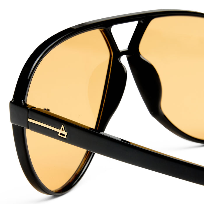 Skyveil Black Uni-Sex Aviator Sunglasses | Aire