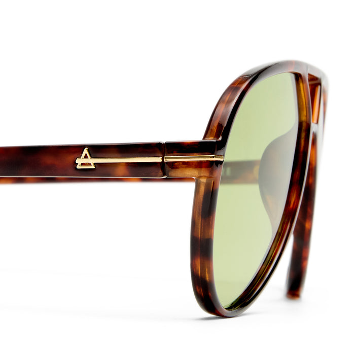 Skyveil Dark Tort Uni-Sex Aviator Sunglasses | Aire