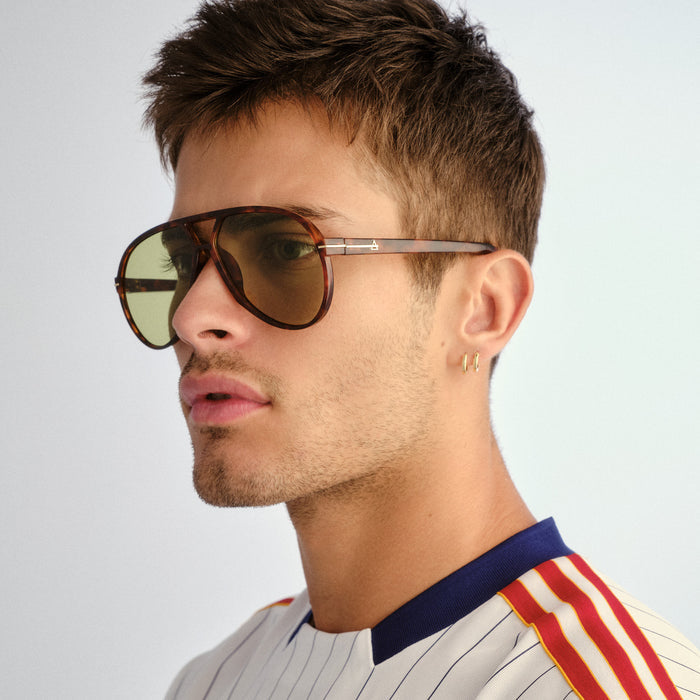 Skyveil Dark Tort Uni-Sex Aviator Sunglasses | Aire