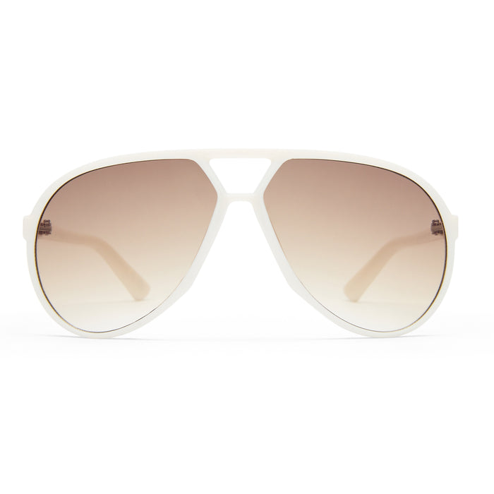 Skyveil Ivory Uni-Sex Aviator Sunglasses | Aire