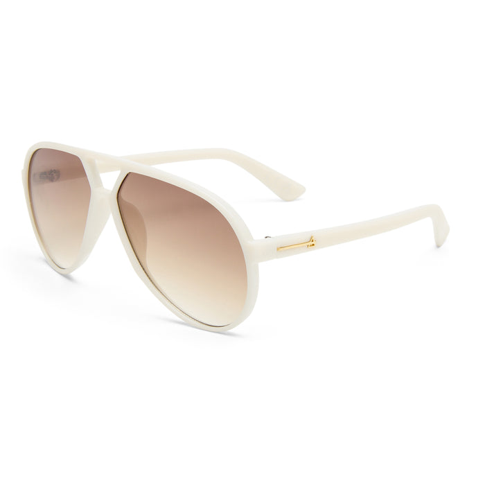 Skyveil Ivory Uni-Sex Aviator Sunglasses | Aire