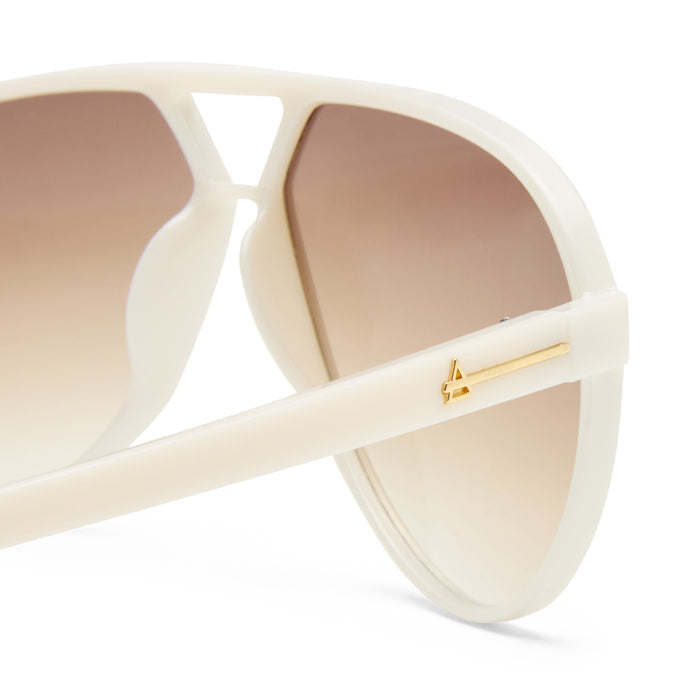 Skyveil Ivory Uni-Sex Aviator Sunglasses | Aire