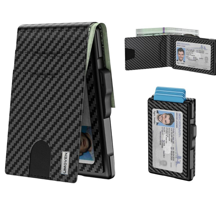 Slim Aluminum Wallet for Men with RFID Blocking