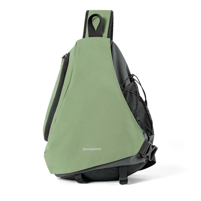ROCKBROS sling bag lightweight crossbody backpack 11.5l
#Color_Green