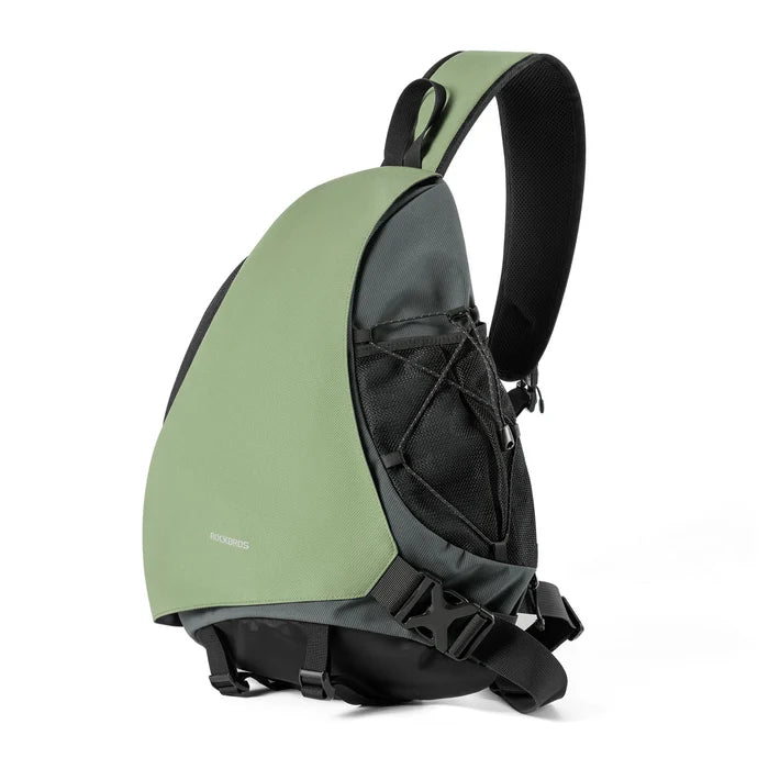 ROCKBROS sling bag lightweight crossbody backpack 11.5l
#Color_Green