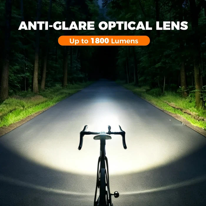Smart Anti-Glare Bike Front Light 5000mAh JHL1800