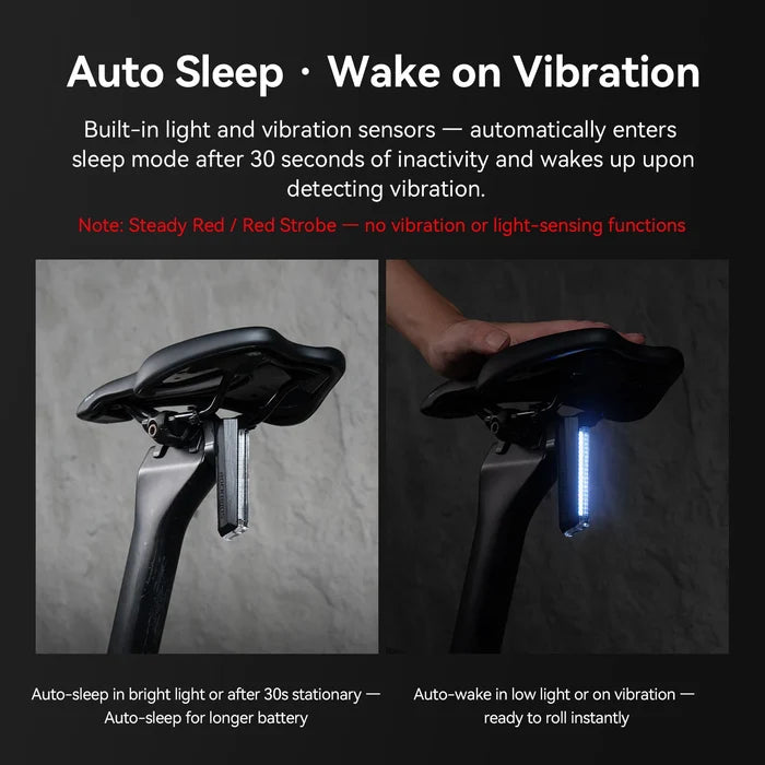 Smart Brake Sensing Bike Rear Light