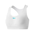 ROCKBROS sports bra for women high impact seamless padding
#Color_White