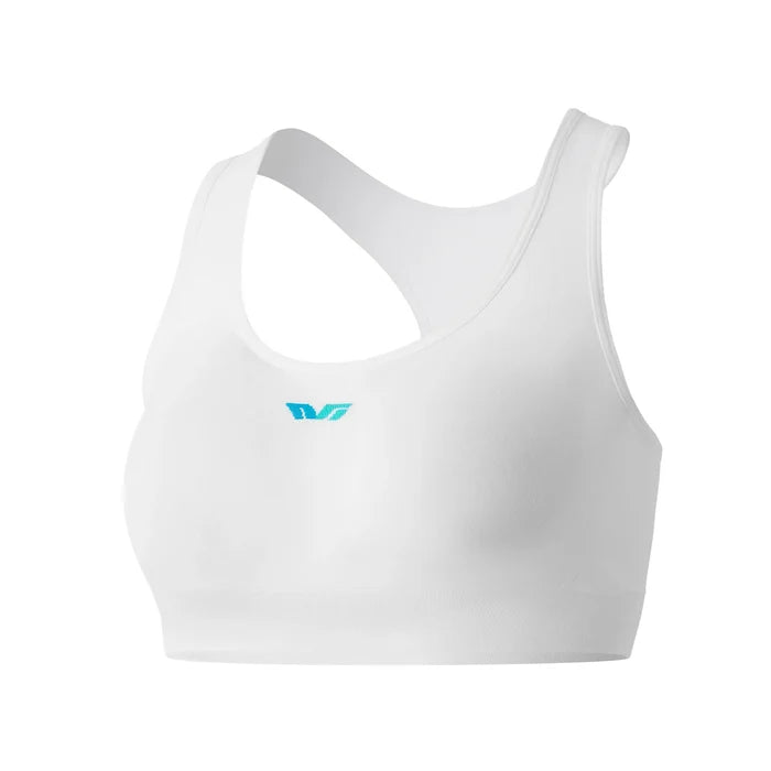 ROCKBROS sports bra for women high impact seamless padding
#Color_White