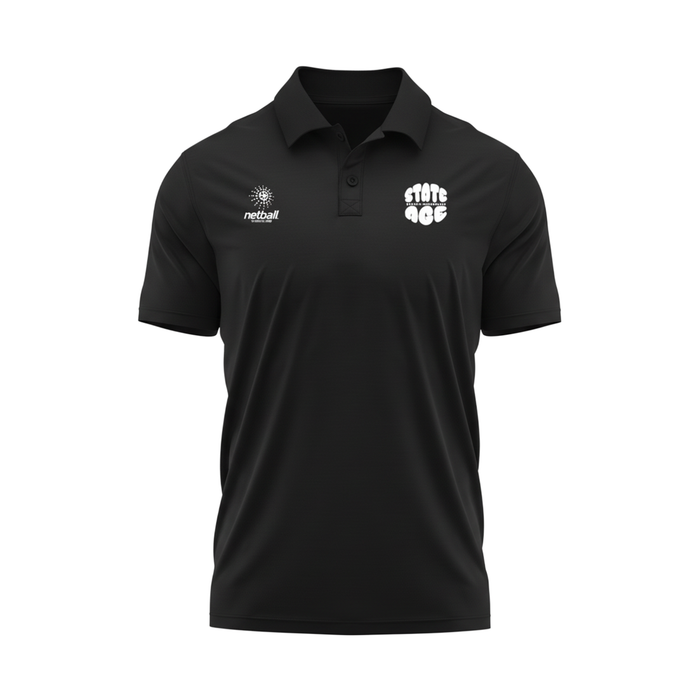 State Age 26 - Black polo