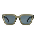 Transit Khaki Uni-Sex Rectangle Sunglasses | Aire