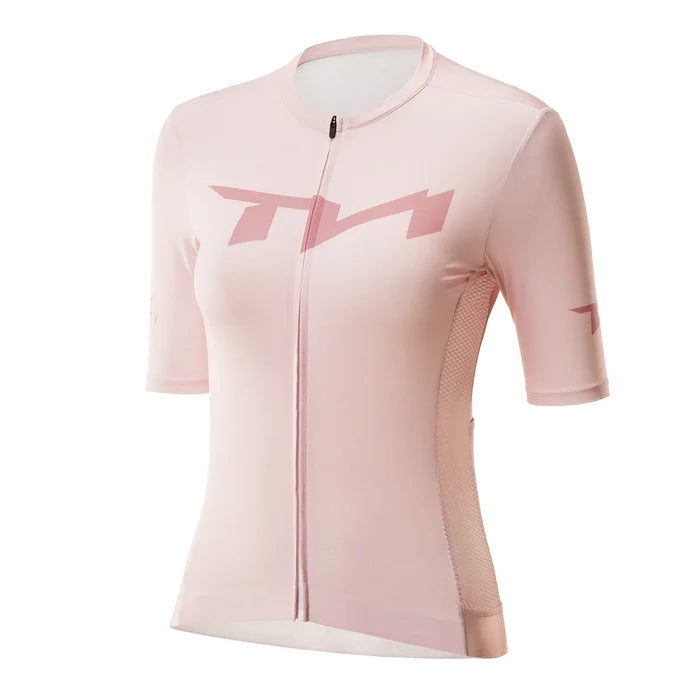 ROCKBROS tvi womens cycling jersey short sleeve lightweight
#Color_Pink