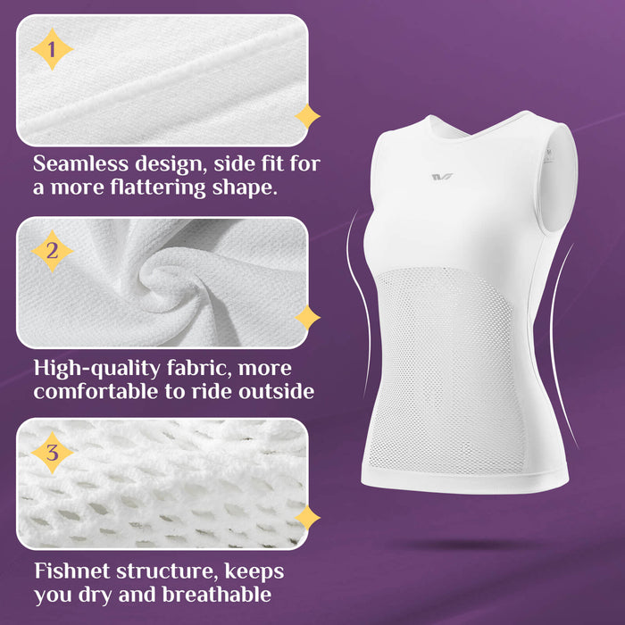 TVI Women's Cycling Jersey Sleeveless Ultralight