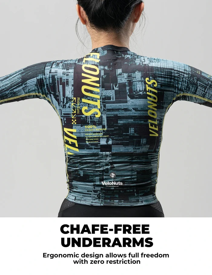 VeloNuts women's cycling jersey short sleeve 3 pockets