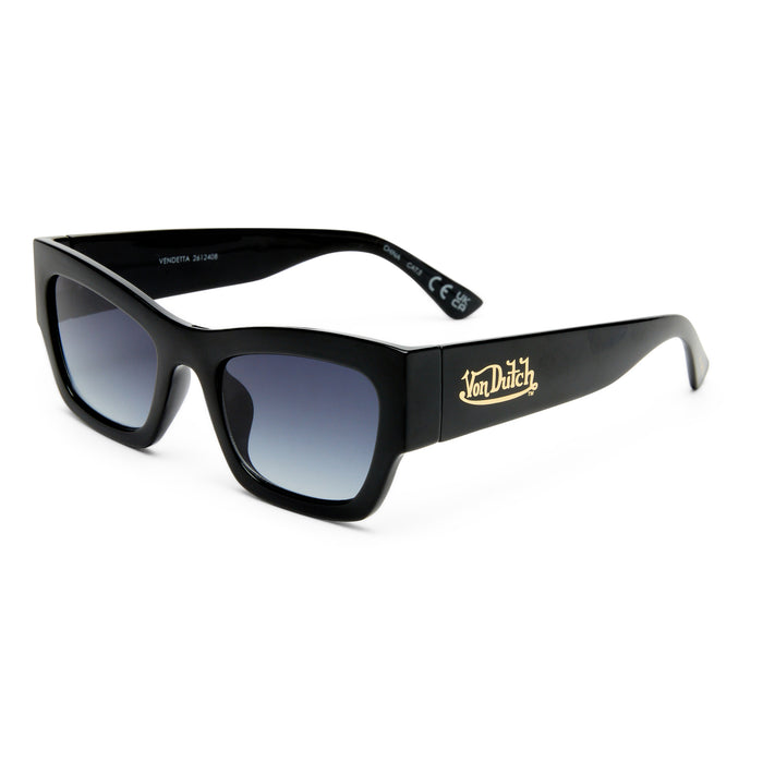 Vendetta Black Female Cat-Eye Sunglasses | Aire