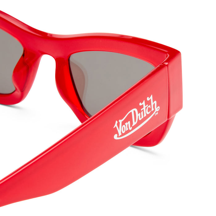 Vendetta Cherry Red Female Cat-Eye Sunglasses | Aire