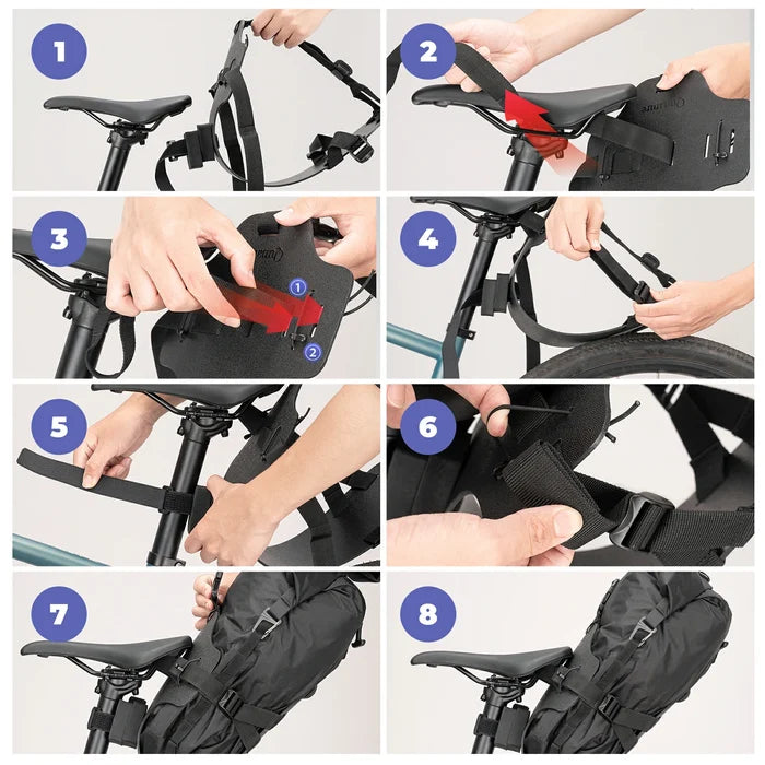 Tail Bag Extension Bracket for Bikepacking