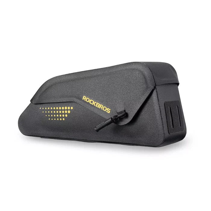 Waterproof magnetic bike top tube bag
