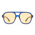Whirlpool Navy Uni-Sex Aviator Sunglasses | Aire