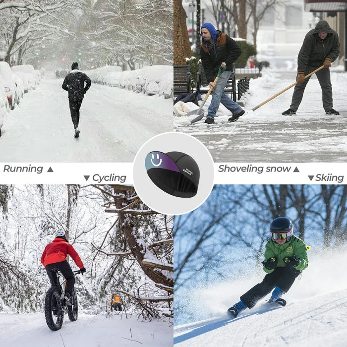 Winter Cycling Cap Windproof Under Helmet Beanie for Running & Outdoor Sports - ROCKBROS-UK