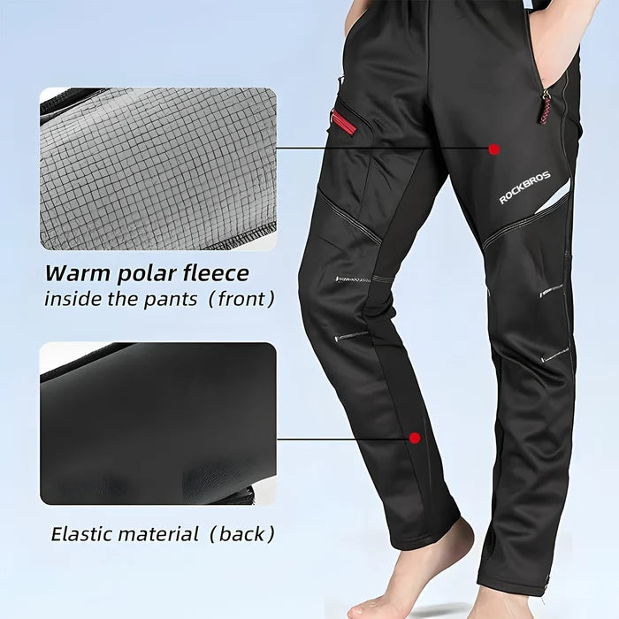 ROCKBROS Winter Windproof Waterproof Thermal Cycling Jacket and Pants Set