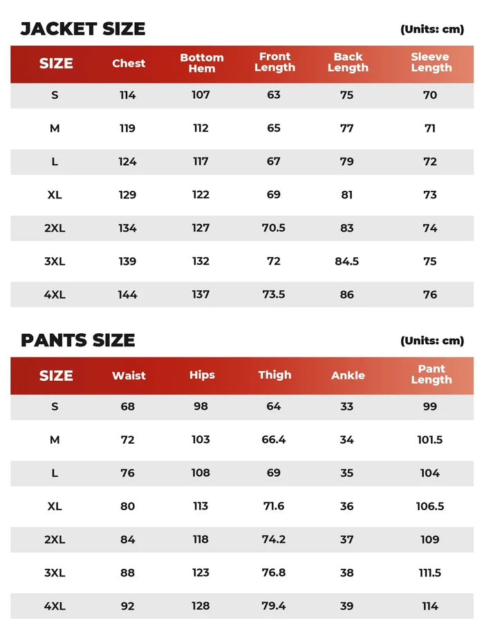 Winter Cycling Clothing Set with Windproof Jacket & Trousers