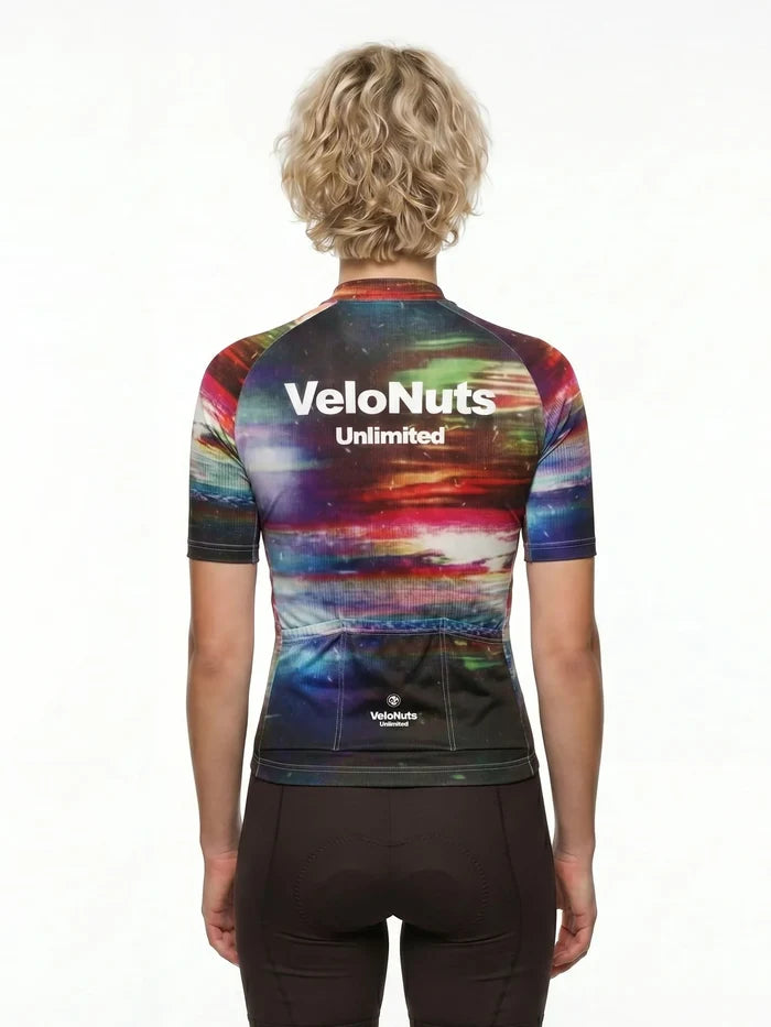 Women's Cycling Jersey Retro Signal#Type_Aurora Static