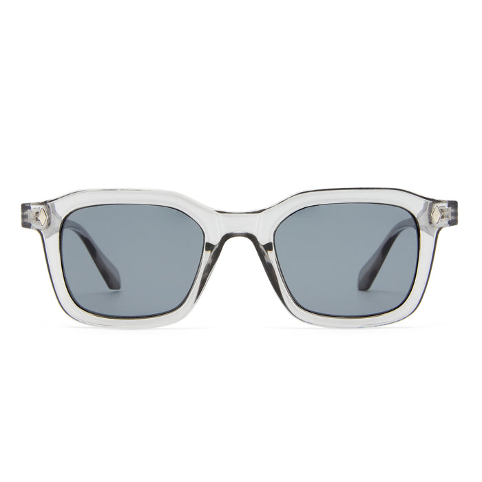 Zodiac Ash Grey Uni-Sex Square Sunglasses | Aire